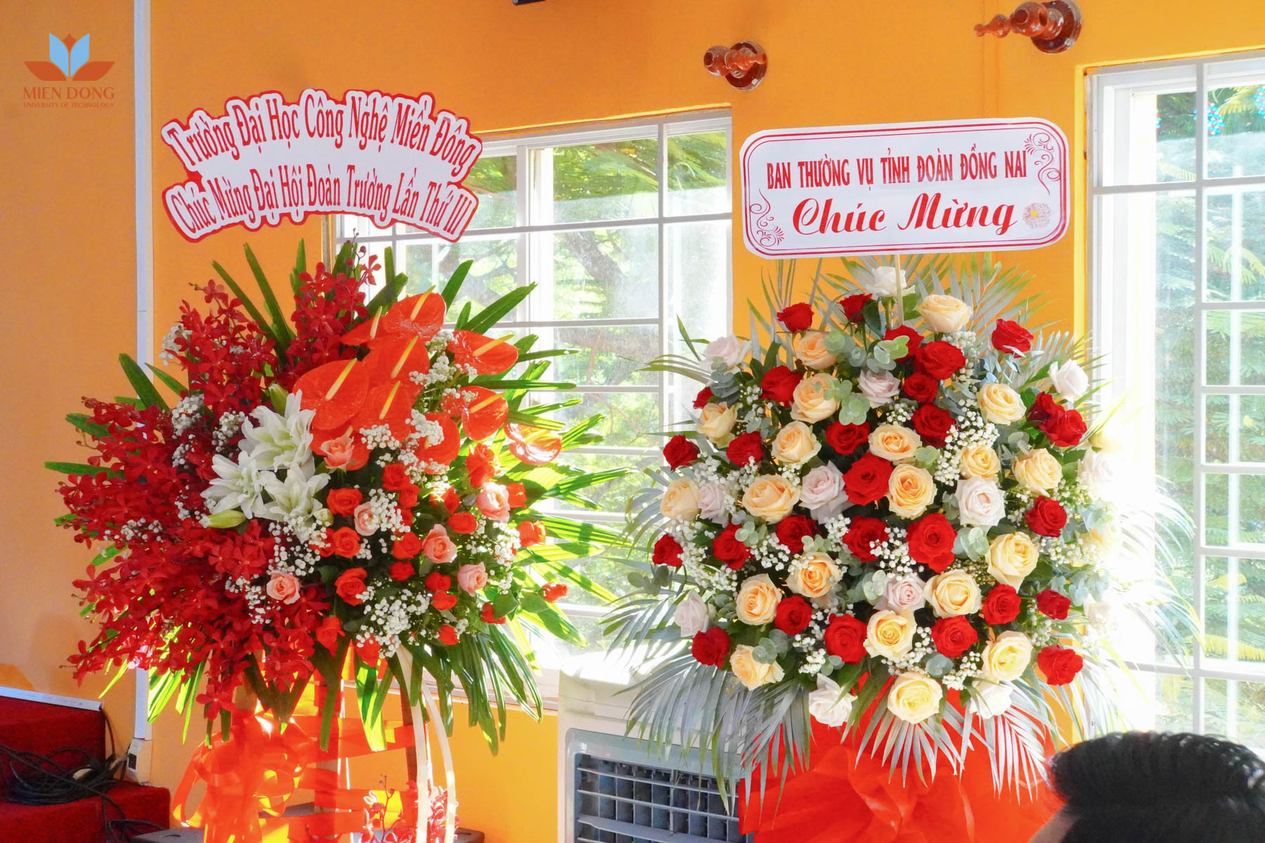  Chúc mừng Đại hội Đại biểu Đoàn TNCS Hồ Chí Minh trường đại học Công nghệ Miền Đông lần thứ III, nhiệm kỳ 2022-2024 đã diễn ra thành công tốt đẹp